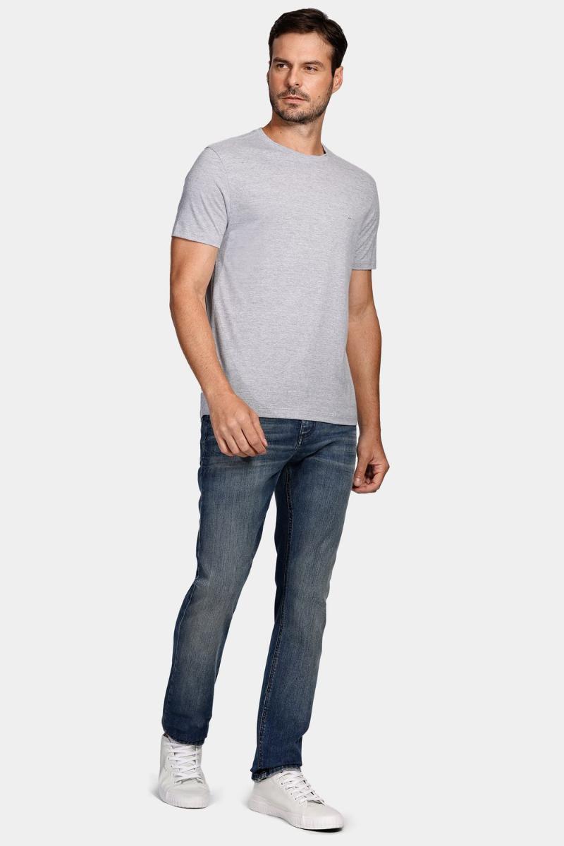 Camiseta Aramis Básica Cinza Mescla - 2