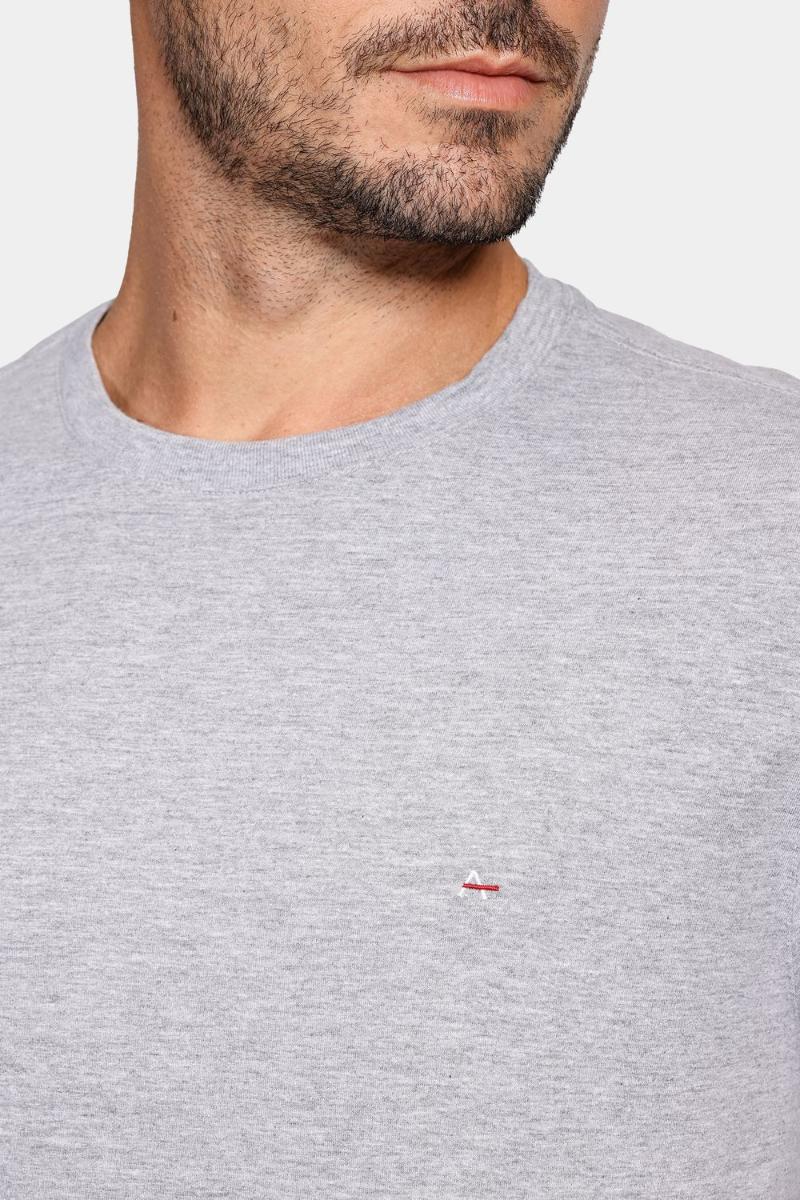 Camiseta Aramis Básica Cinza Mescla - 3