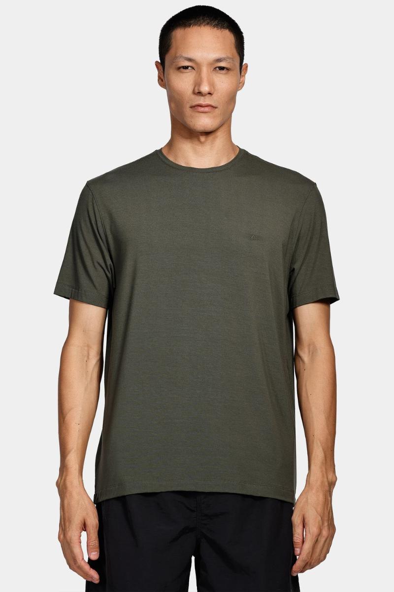 Camiseta Aramis Viscolycra Verde Folha Seca - 1