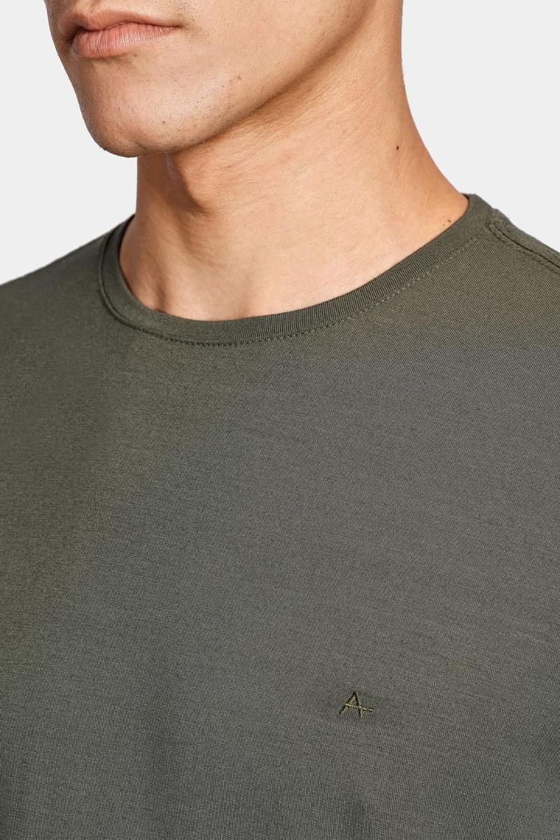 Camiseta Aramis Viscolycra Verde Folha Seca - 3