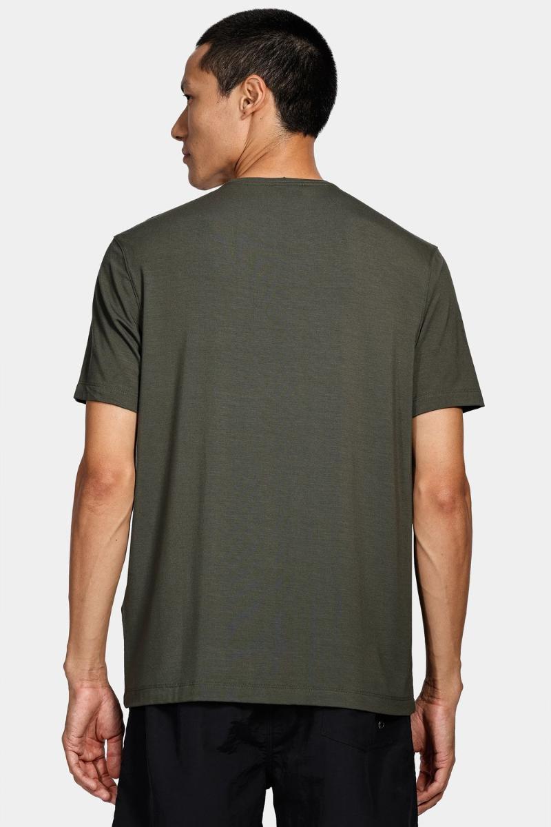 Camiseta Aramis Viscolycra Verde Folha Seca - 4