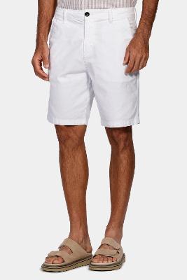 Bermuda Aramis Chino Color Essencial Branco Osso