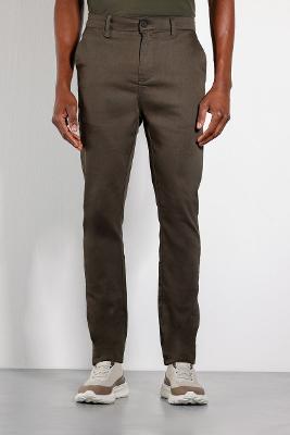 Calça Aramis Chino Skinny Antiodo Verde Militar