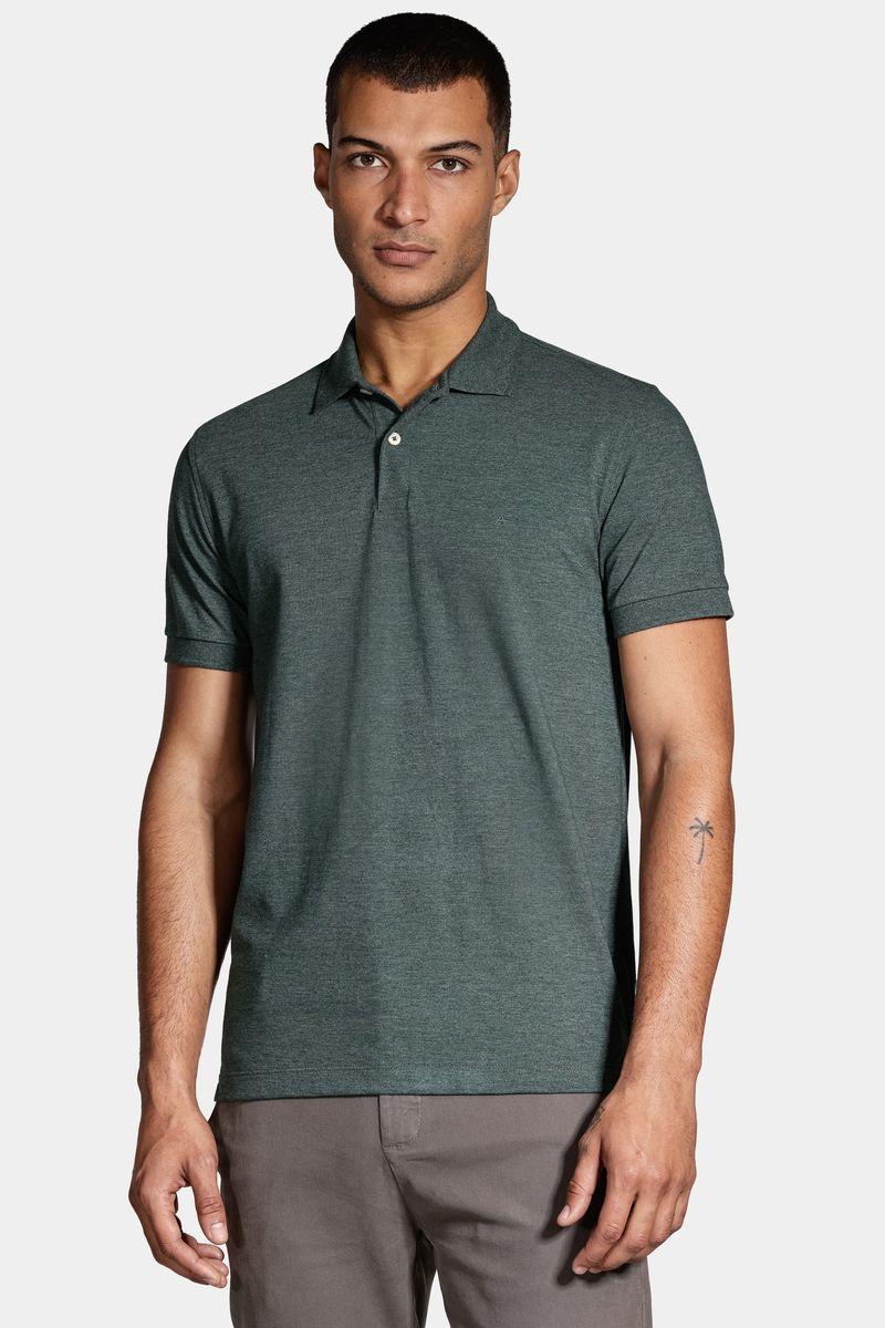 Polo Aramis Piquet Mescla Verde Floresta - 4