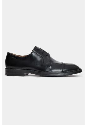 Sapato Social Couro Doppio Preto