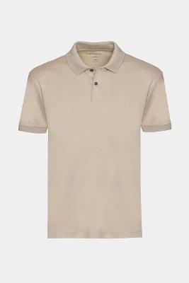 Polo Interlock Pima Caqui