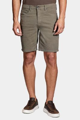 Bermuda Color Moletom Verde Militar