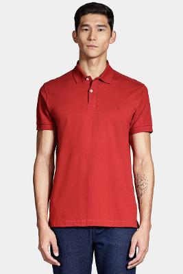 Polo Básica Piquet Vermelho Carmim