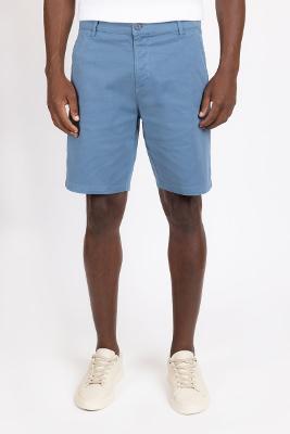 Bermuda Chino Color Essencial Azul Índigo