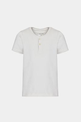 Camiseta Aramis Manga Curta Portuguesa Tricot Off White