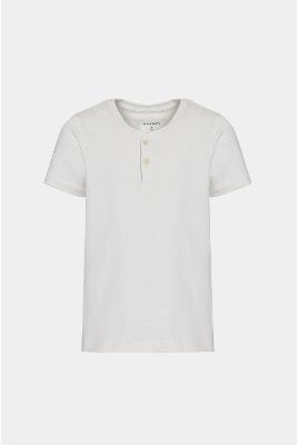 Camiseta Aramis Manga Curta Portuguesa Tricot Off White