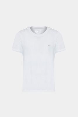 Camiseta Algodão Aramis Básica Manga Curta Branco