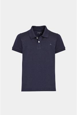 Polo Aramis Algodão Básica Manga Curta Navy