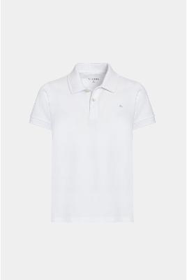 Polo Aramis Algodão Básica Manga Curta Branco