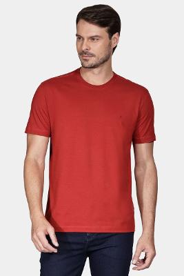Camiseta Básica Vermelho Carmim