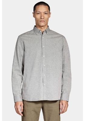 Camisa Manga Longa Move Slim Oxford Button Down Planalto Verde Escuro