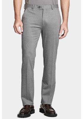 Calça Alfaiataria Cós Ajustável Cinza