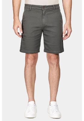 Bermuda Chino Sarja Moletom Chumbo