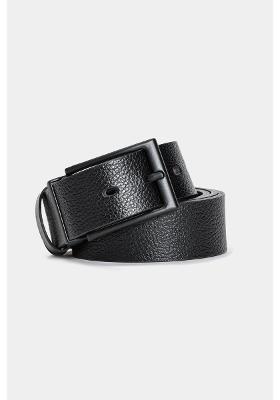 Cinto Dupla Face Couro Soft Preto/Café