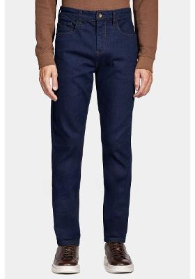 Calça Jeans Slim Dark Blue Am Kombat Azul Escuro
