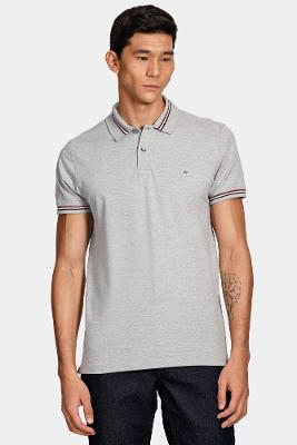 Polo Aramis Piquet Aramis Inst Cinza Mescla