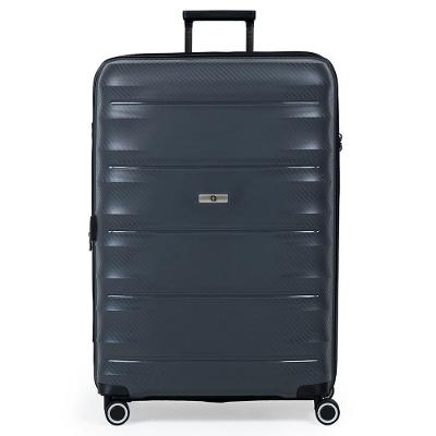 Mala Grande Polipropileno 4 Rodas SwissOne Genebra II Cinza