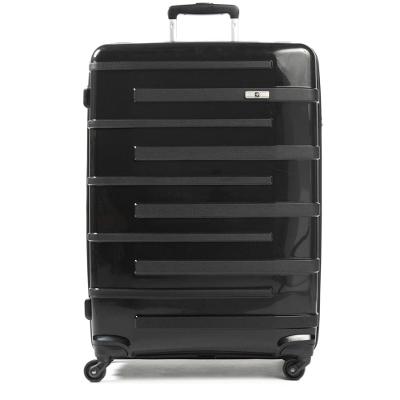 Mala Grande Polipropileno 4 Rodas Suissewin Montreux Preto