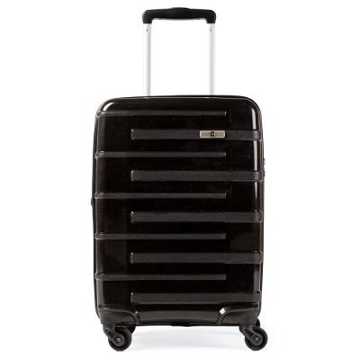 Mala de Bordo Polipropileno 4 Rodas Suissewin Montreux Preto