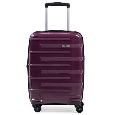 Mala de Bordo Polipropileno 4 Rodas  SwissOne Montreux Roxo