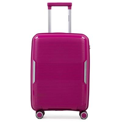 Mala De Bordo de Polipropileno 4 Rodas Malta Rosa escuro