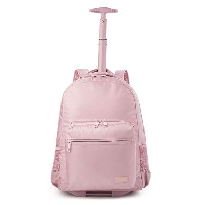 Mochila com Rodas Studio Executiva Para Notebook Rose