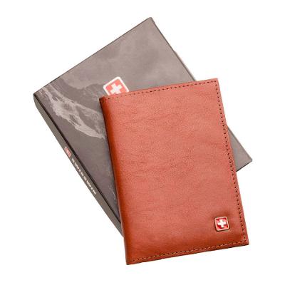 Carteira Masculina Couro Suissewin Marrom