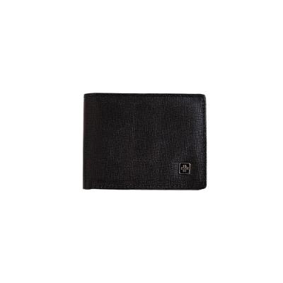 Kit Carteira Masculina de Couro e Porta Cartão Preta