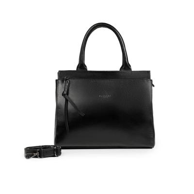 Bolsa de Ombro Feminina de Couro Grande Soft Preta