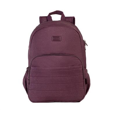 Mochila Escolar Feminina Juvenil Crinkle Glitter Roxa