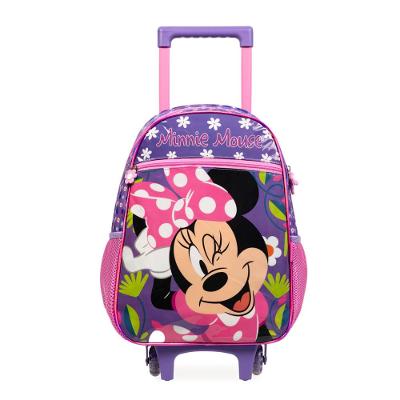 Mochila de Rodinha Infantil Feminina Minnie Rosa