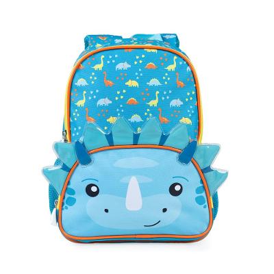 Mochila Infantil Pets Dinossauro Azul Escuro