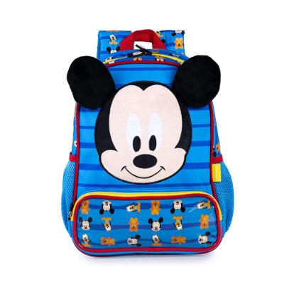Mochila Escolar Masculina Mickey Baby Azul
