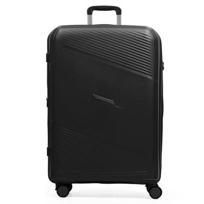 Mala de Viagem Grande 32 Kg Polipropileno 4 Rodas Seul Preta