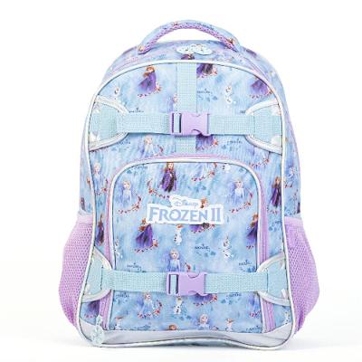 Mochila Escolar Feminina Disney Frozen II Azul
