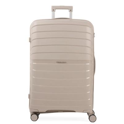 Mala de Viagem Grande 32 Kg Polipropileno 4 Rodas Rover Off White