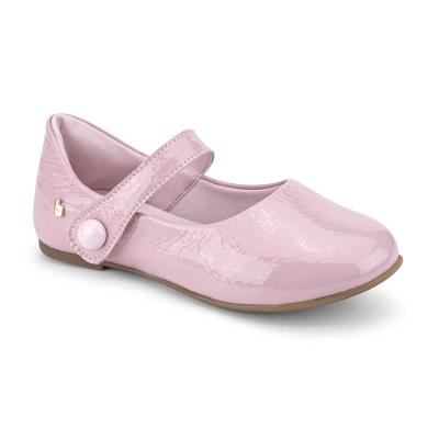 Sapatilha Infantil Feminina Bibi Ballerina Rosa com Verniz 1171017
