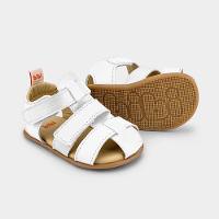 Sandália Infantil Bibi Afeto 2.0 Branca de Couro 1204013 - 3