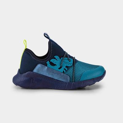 Tênis Infantil Bibi Evolution II Azul com Dragossauro