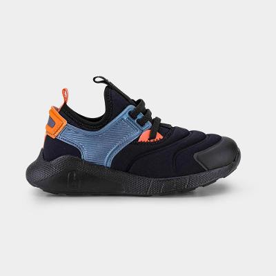Tênis Infantil Bibi Evolution II Preto e Laranja