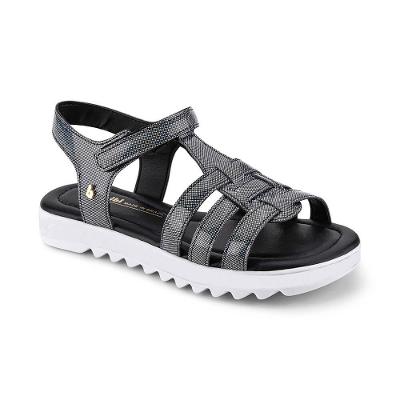 Sandália Infantil Feminina Bibi Flat Form II Preta 1198012