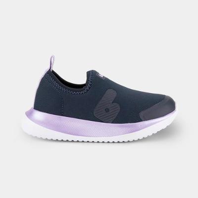 Tênis Infantil Bibi Flash Azul Marinho com Lilás