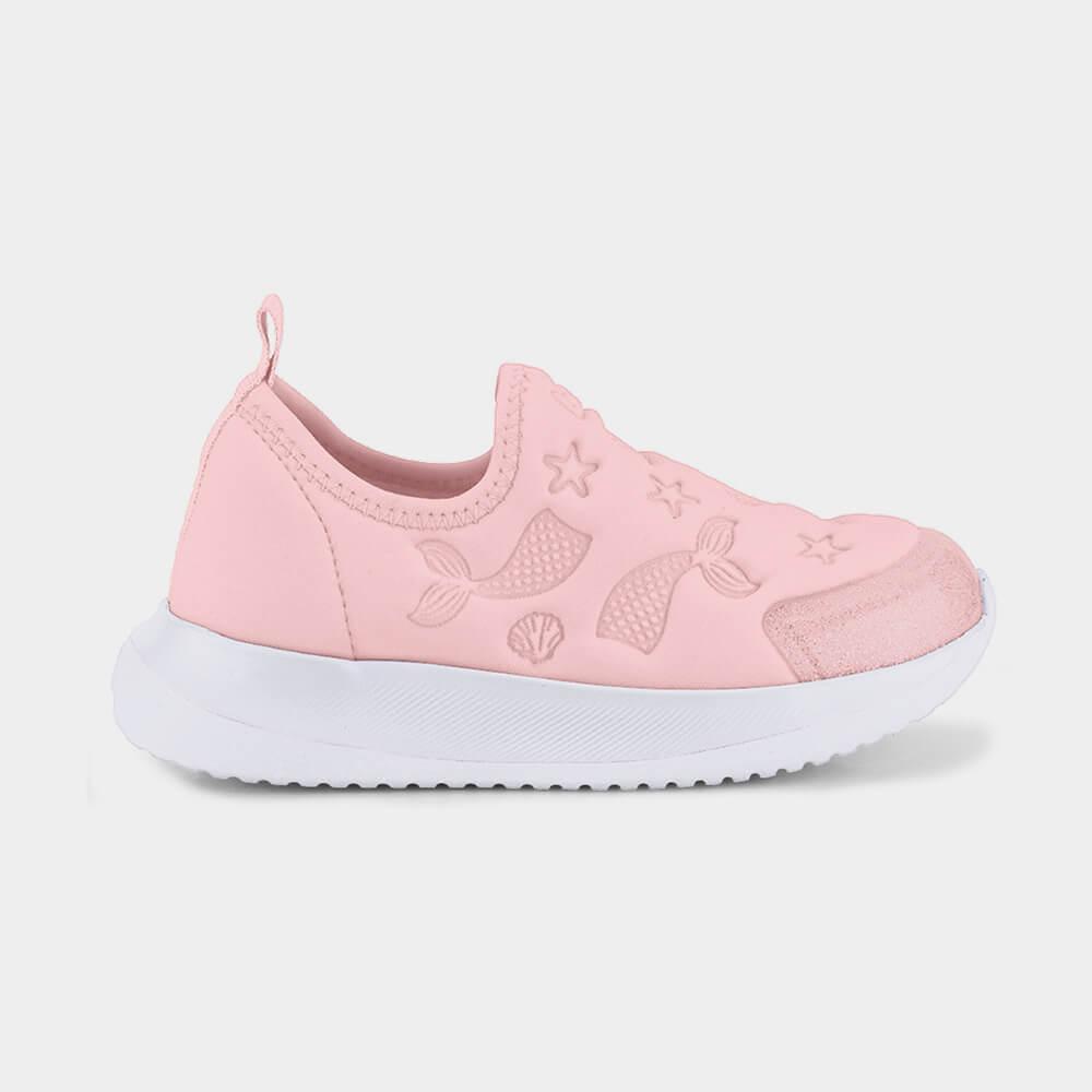 Tênis Infantil Bibi Flash Rosa de Sereia - 1