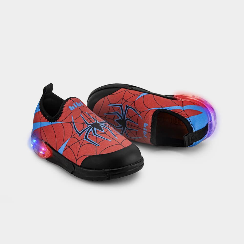 Tênis Infantil Bibi Space Vermelho com Azul de Aranha - 2
