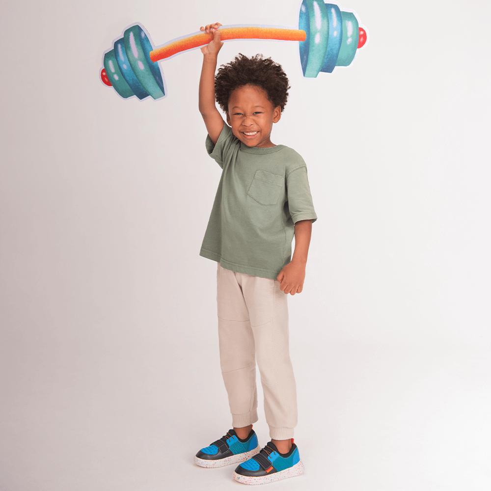 Tênis Infantil Bibi New Way Preto com Azul - 2